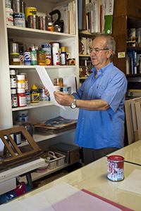 Carlos en el estudio